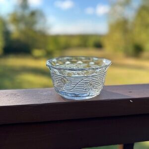 Vntg Anchor Hocking Clear Avalon Glass Bowl/Dip Bowl